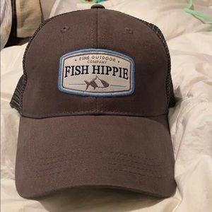 Fish hippie charcoal grey trucker hat. Brand new.